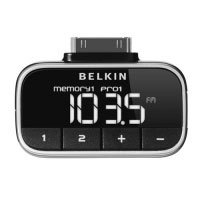 Belkin Compact & stylish click-in FM transmitter for iPod (F8Z179EASTD)